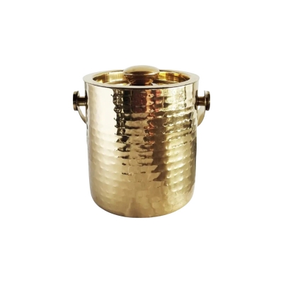 Picture of Ice Bucket Hammered Large Gold – IB6117GH Picture of Ice Bucket Hammered Large Gold – IB6117GH