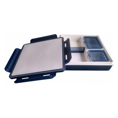 Picture of Pinnacle Leak-Proof Thermo Lunch Box, 3 Compartments | Insulated & Convenient for On-the-Go Meals - PG1900 Picture of Pinnacle Leak-Proof Thermo Lunch Box, 3 Compartments | Insulated & Convenient for On-the-Go Meals - PG1900