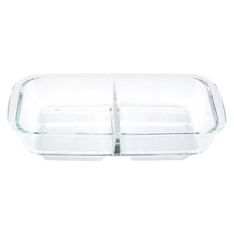 Picture of High Borosilicate Glass Rectangular Separation Baking Dish - 2.2 Ltr | Heat-Resistant, Durable & Ideal for Baking - HSAP25LD Picture of High Borosilicate Glass Rectangular Separation Baking Dish - 2.2 Ltr | Heat-Resistant, Durable & Ideal for Baking - HSAP25LD
