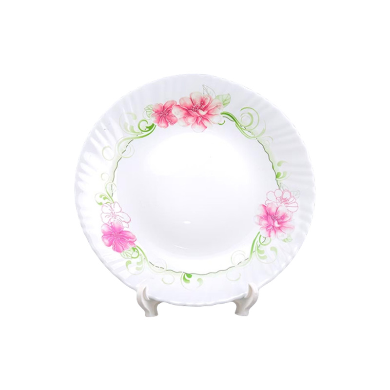 Picture of Opal Glass Dessert Plate (Half Plate) - Single Piece | Elegant & Durable | Perfect for Serving Desserts - LHP75/809 Picture of Opal Glass Dessert Plate (Half Plate) - Single Piece | Elegant & Durable | Perfect for Serving Desserts - LHP75/809