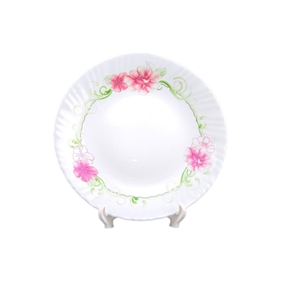 Picture of Opal Glass Dessert Plate (Half Plate) - Single Piece | Elegant & Durable | Perfect for Serving Desserts - LHP75/809 Picture of Opal Glass Dessert Plate (Half Plate) - Single Piece | Elegant & Durable | Perfect for Serving Desserts - LHP75/809