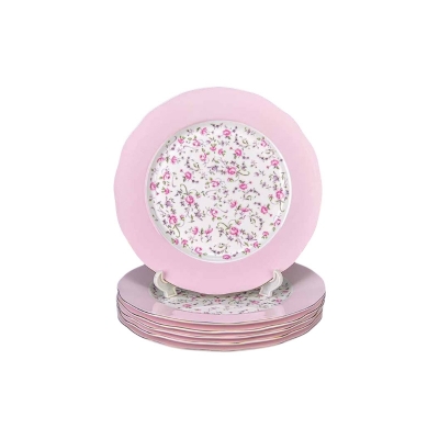 Picture of Fine Bone China Half Plate 6 Pcs Set – DFY0225 Picture of Fine Bone China Half Plate 6 Pcs Set – DFY0225
