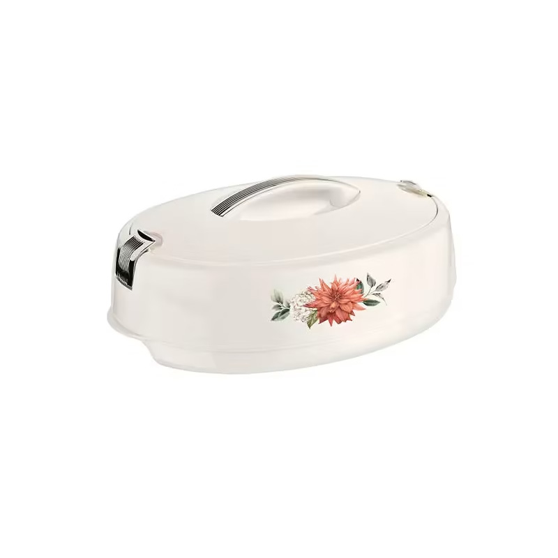 Picture of Asian Elegant Casserole Oval Hotpot 4.0 Ltr White Color – DLX4000 Picture of Asian Elegant Casserole Oval Hotpot 4.0 Ltr White Color – DLX4000