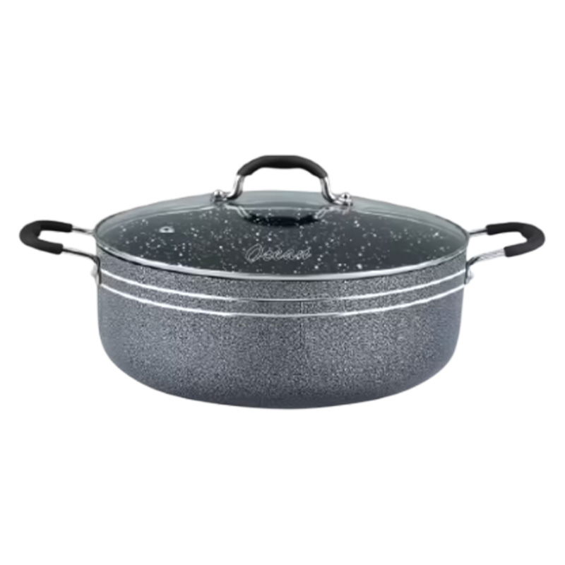 Picture of Ocean Stone Coating Cooking Pot 40cm with Glass Lid SHALLOW – ONC40SCS Picture of Ocean Stone Coating Cooking Pot 40cm with Glass Lid SHALLOW – ONC40SCS