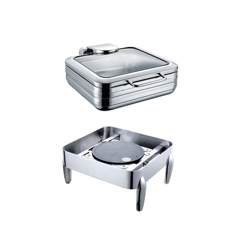 Picture of Chafing Dish Square Spirit Electric & Induction – IHW-4023 Picture of Chafing Dish Square Spirit Electric & Induction – IHW-4023