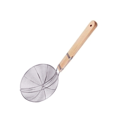 Picture of Commercial Stainless Steel Strainer with Wooden Handle – BW1226