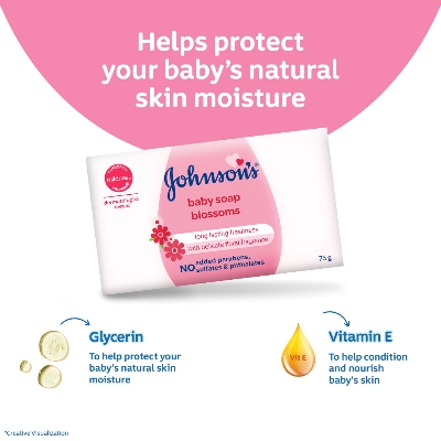Jhonson's Baby Soap Blossoms 75gm IDConline shop bangladeshothoba.com Jhonson's Baby Soap Blossoms 75gm IDConline shop bangladeshothoba.com