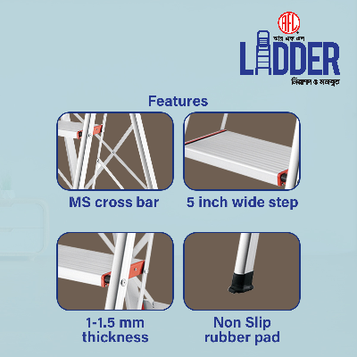 Picture of RFL House Hold Ladder 6 Step Wide Picture of RFL House Hold Ladder 6 Step Wide