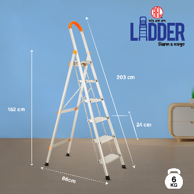 Picture of RFL House Hold Ladder 6 Step Wide  Picture of RFL House Hold Ladder 6 Step Wide