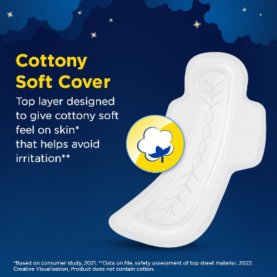 Stayfree Secure Nights Cottony Comfort XXL Thick Sanitary Napkins, with Wings 6 pads IDConline shop bangladeshothoba.com