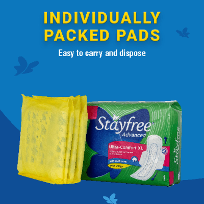 Stayfree Advanced Ultra Comfort XL Thin Sanitary Napkins, with Wings 7 pads IDConline shop bangladeshothoba.com Stayfree Advanced Ultra Comfort XL Thin Sanitary Napkins, with Wings 7 pads IDConline shop bangladeshothoba.com