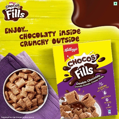 Kellogg's Chocos Fills Chocolate Breakfast Cereal 250gm IDConline shop bangladeshothoba.com Kellogg's Chocos Fills Chocolate Breakfast Cereal 250gm IDConline shop bangladeshothoba.com