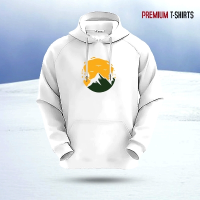 Picture of "Hilltake Sun" Islamic Hoodie (White)