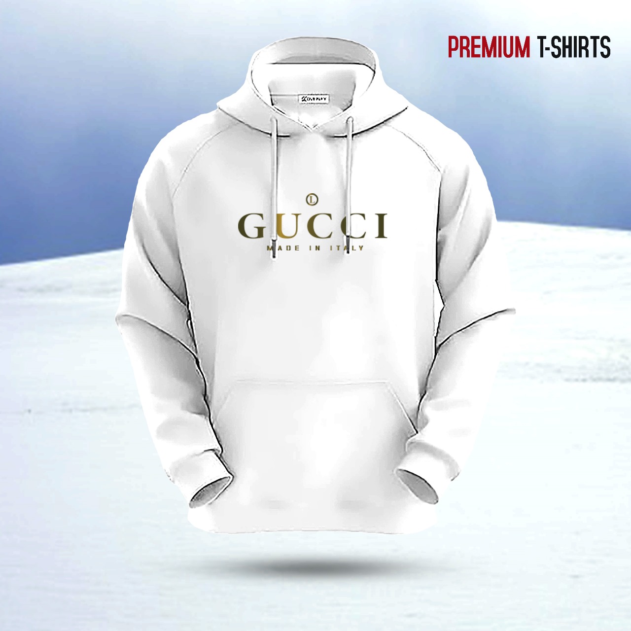 Picture of "GUCCI" Islamic Hoodie (White)