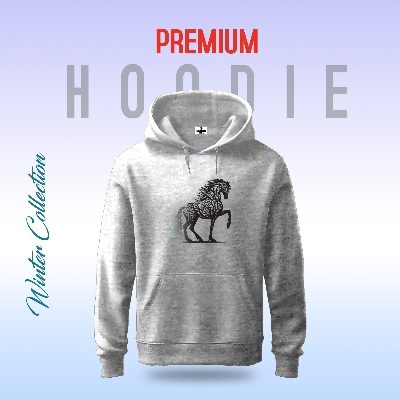 Picture of Premium Comfortable (Horse) Winter Hoodi for Men