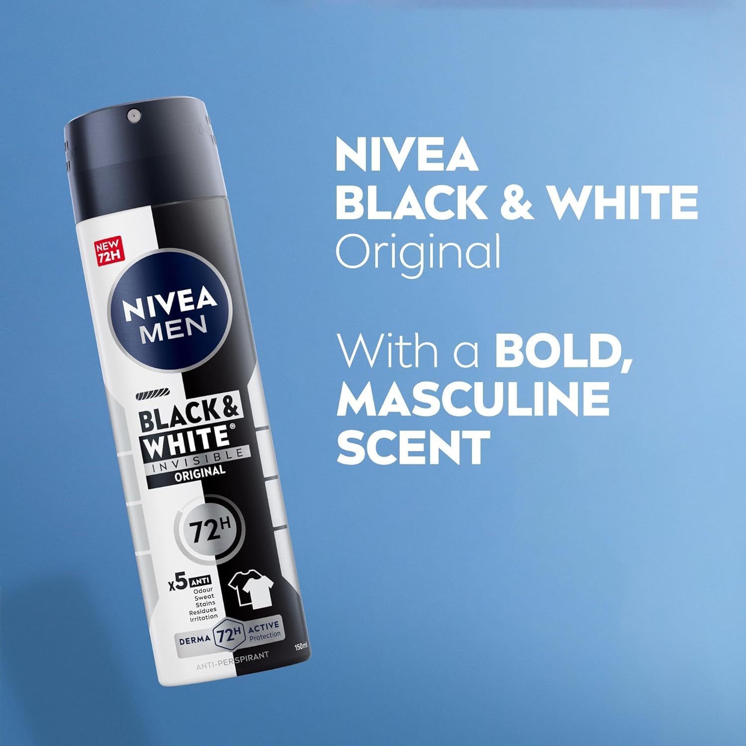 NIVEA MEN Body Spray Black & White Invisible 150ml IDConline shop bangladeshothoba.com NIVEA MEN Body Spray Black & White Invisible 150ml IDConline shop bangladeshothoba.com