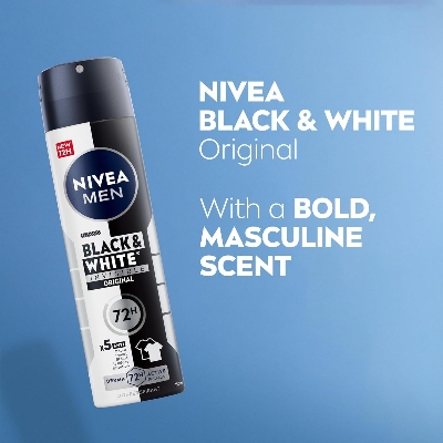 NIVEA MEN Body Spray Black & White Invisible 150ml IDConline shop bangladeshothoba.com NIVEA MEN Body Spray Black & White Invisible 150ml IDConline shop bangladeshothoba.com