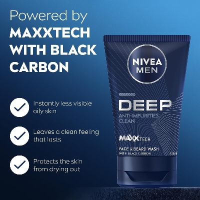 NIVEA MEN Deep Anti-Impurities Clean Face & Beard Wash 100ml IDConline shop bangladeshothoba.com NIVEA MEN Deep Anti-Impurities Clean Face & Beard Wash 100ml IDConline shop bangladeshothoba.com