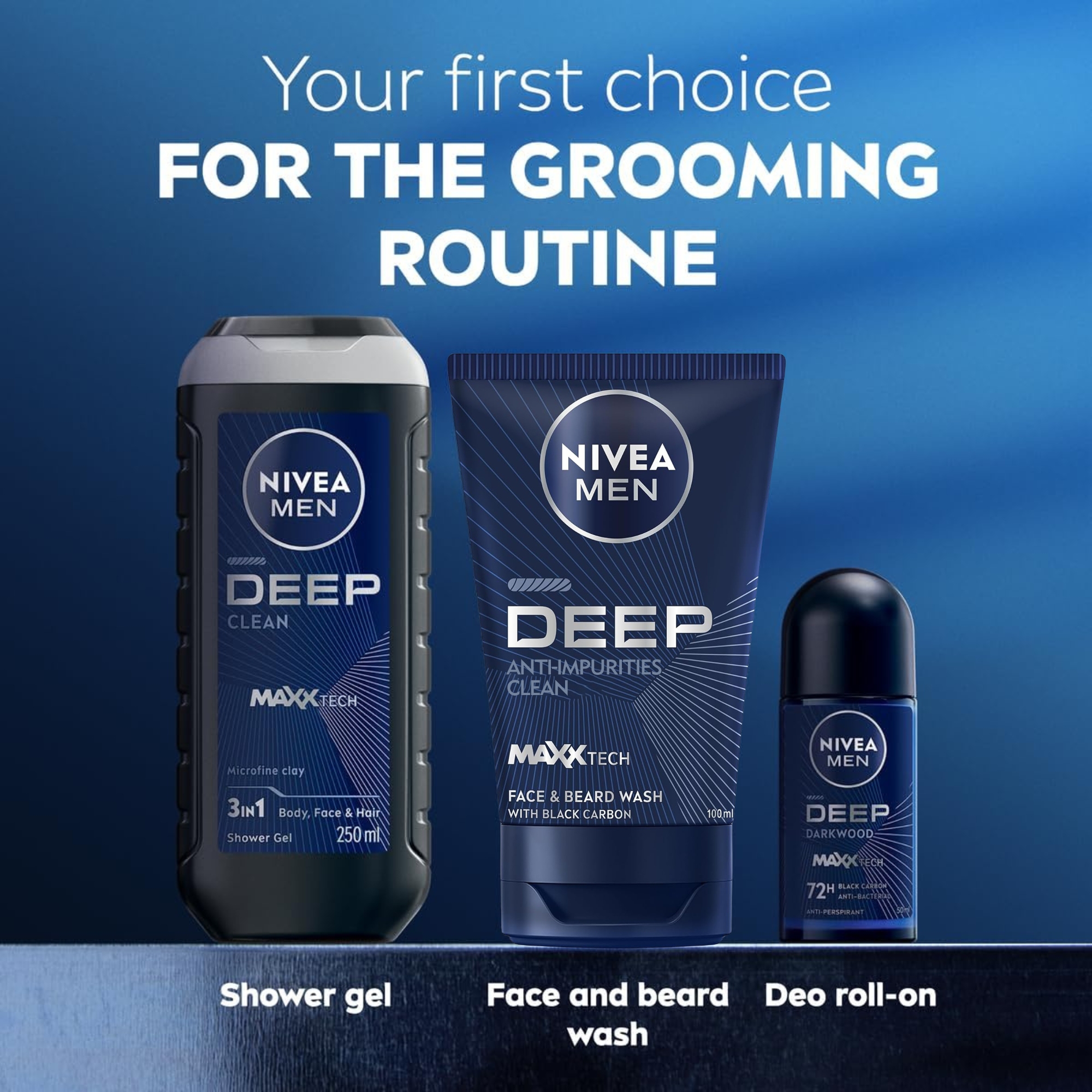 NIVEA MEN Deep Anti-Impurities Clean Face & Beard Wash 100ml IDConline shop bangladeshothoba.com NIVEA MEN Deep Anti-Impurities Clean Face & Beard Wash 100ml IDConline shop bangladeshothoba.com