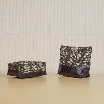 Picture of Wild Snakeskin Premium Makeup Bag Picture of Wild Snakeskin Premium Makeup Bag