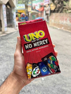 Picture of UNO Show ‘em No Mercy Card Game Wholesale Price Family Parties and Travel with Extra Cards - Uno No Mercy 168 Cards