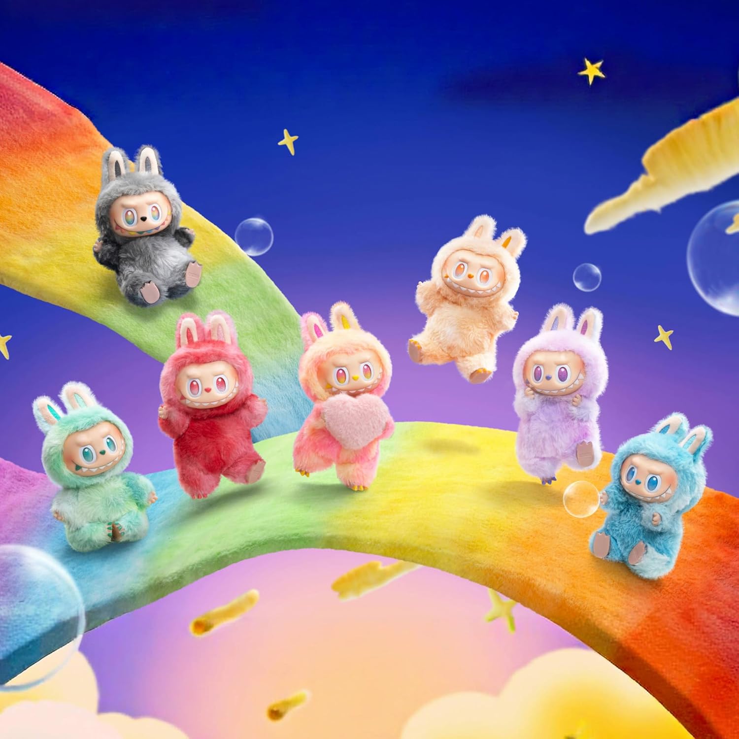 Picture of POP MART Labubu The Monsters Big into Energy Series-Vinyl Plush Pendant Blind Box, Blind Box Figures, Random Design Action Figures Collectible Toys Home Decorations, Single Box