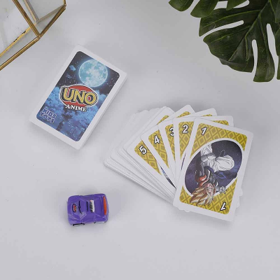 Picture of UNO Anime Card Game One Piece Naruto Dragon Ball Demon Slayer Uno Card Games 110 Cards