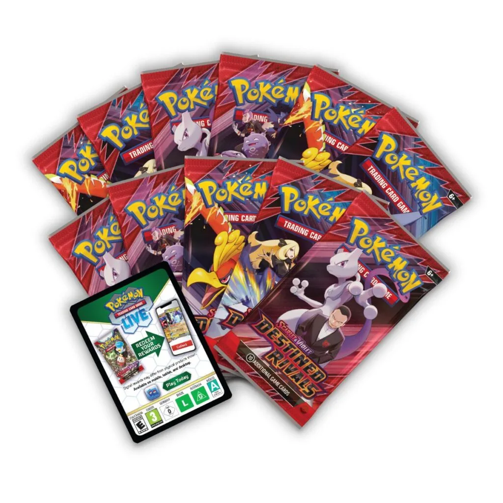 Picture of Pokemon TCG Trading Card Game Destined Rivals Booster Pack Box - 1 Packets 10 Cards