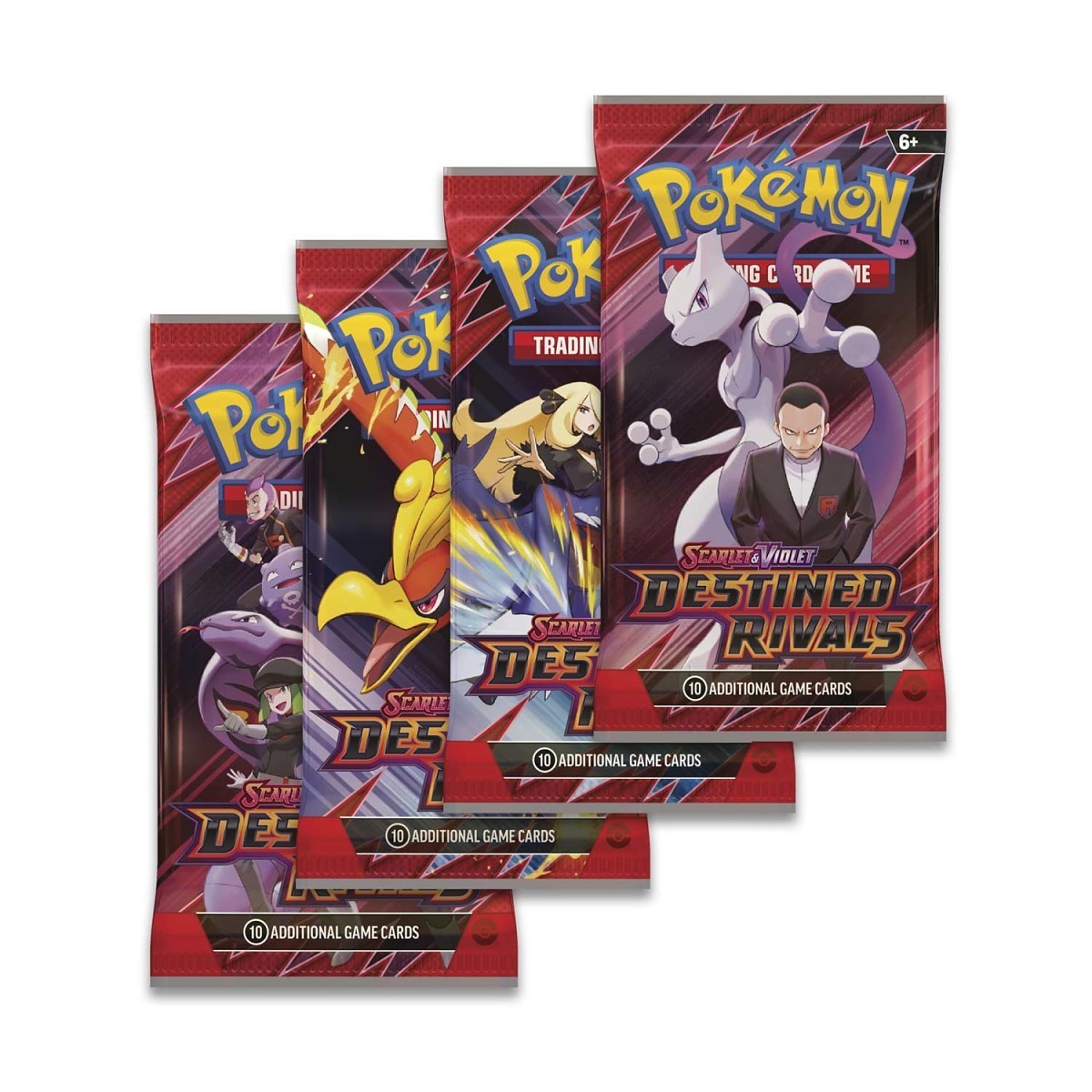 Picture of Pokemon TCG Trading Card Game Destined Rivals Booster Pack Box - 4 Packets 40 Cards