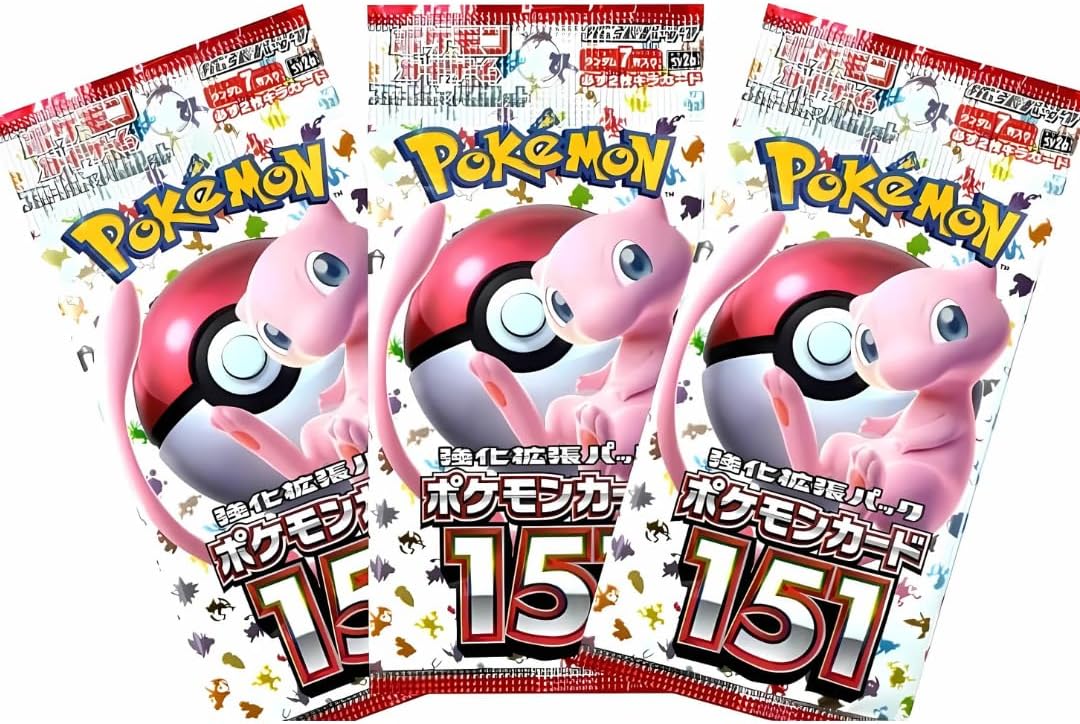 Picture of Pokemon Japanese Scarlet & Violet 151 Booster Pack - 40 Cards in 4 Pack