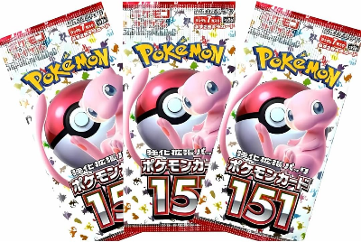 Picture of Pokemon Japanese Scarlet & Violet 151 Booster Pack - 40 Cards in 4 Pack