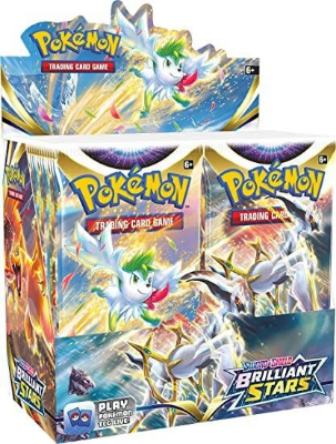 Picture of Pokemon TCG Sword And Shield Brilliant Stars 32 Cards in 4 Pack Mastercopy
