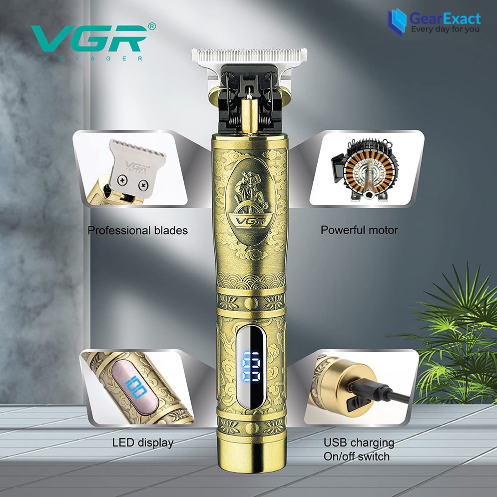 Picture of VGR V-091 Hair Clipper and Beard Trimmer with Digital Display for Men