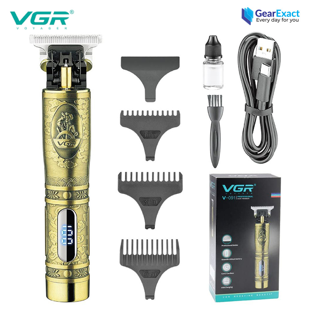 Picture of VGR V-091 Hair Clipper and Beard Trimmer with Digital Display for Men