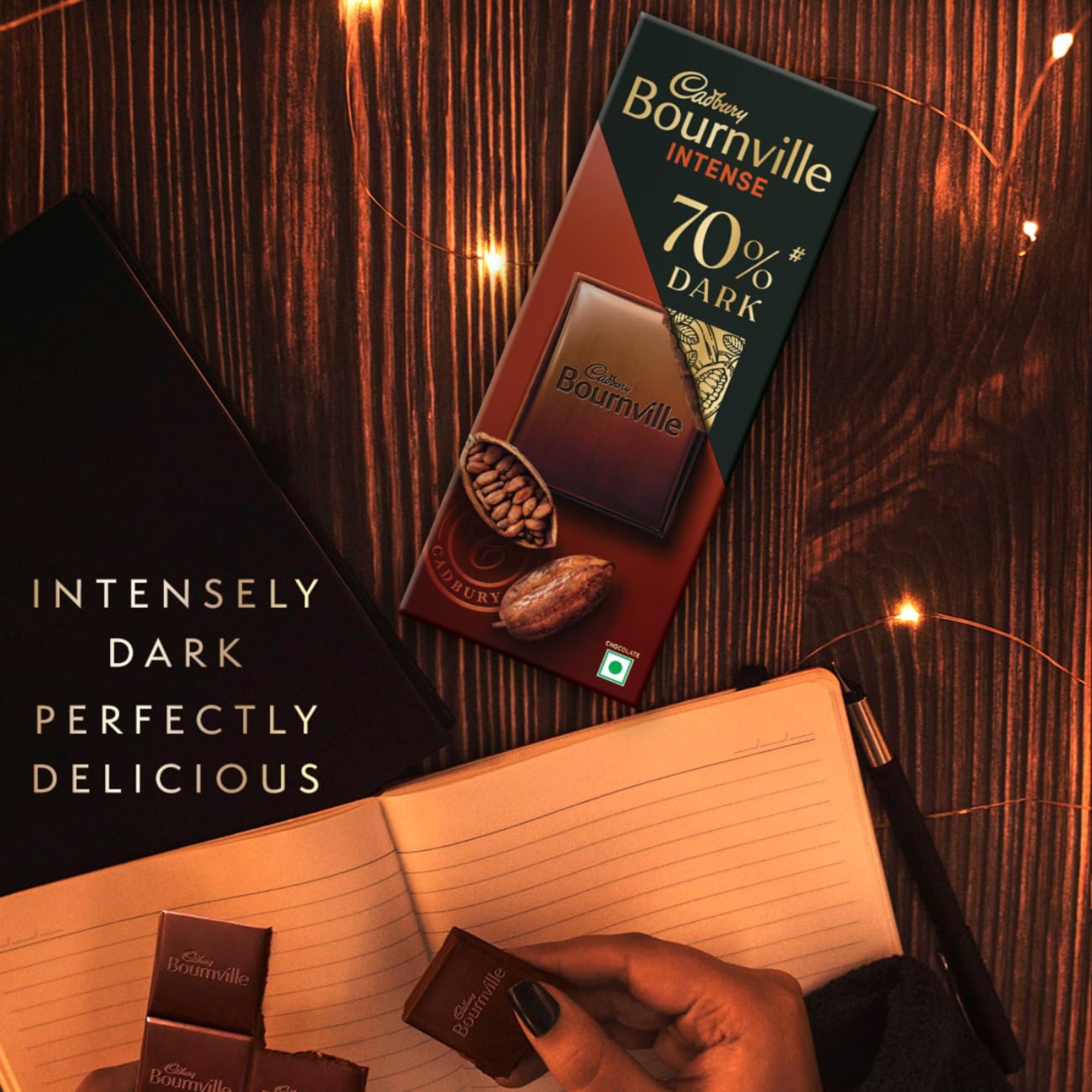 Cadbury Bournville 70% Dark Chocolate Bar 75gm IDConline shop bangladeshothoba.com