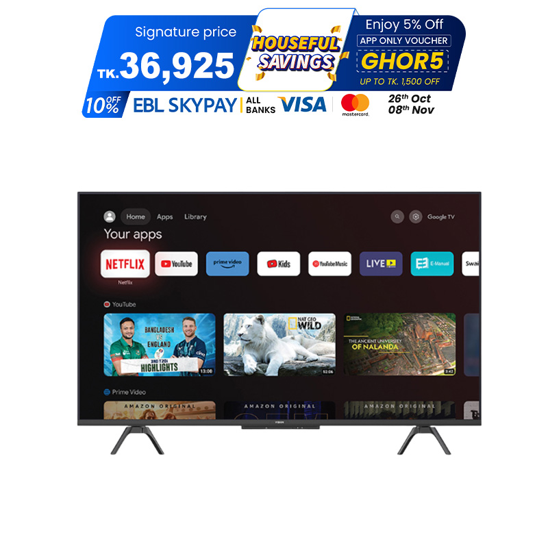 Picture of Vision 43” QLED  Google TV 4K RQ1 Galaxy Pro