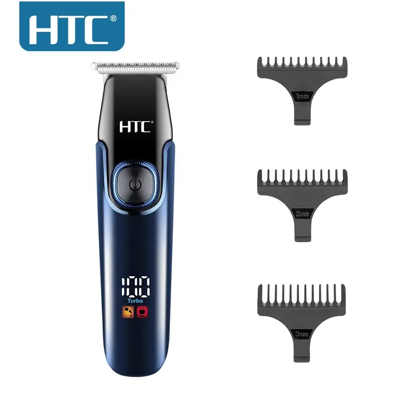 Picture of HTC AT-588 Professional Electric Beard and Hair Trimmer Usb Low Noise Barber Hair Trimmer for Men