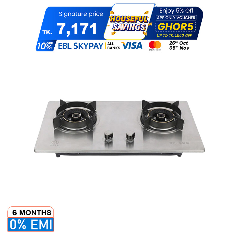 Picture of RFL Stainless Steel Built-In HOB BH (22SN) (Cylinder Gas)