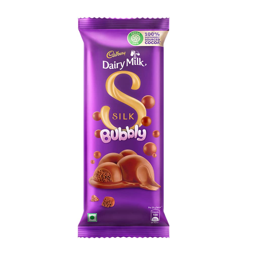 Cadbury Dairy Milk Silk Bubbly Chocolate 120g IDConline shop bangladeshothoba.com