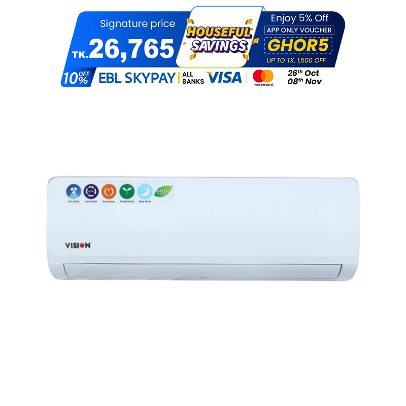 Picture of VISION 0.75 Ton Non Inverter Air Conditioner VSN 9K410a Ultra