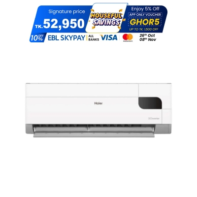 Picture of Haier 1.6 Ton 19000BTU EnergyCool Inverter Pro (HSU-19EnergyCool) (INV)(Pro) (Best Price)