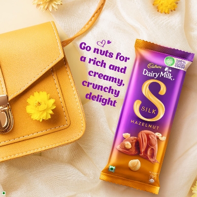 Cadbury Dairy Milk Silk Hazelnut Chocolate 58gm IDConline shop bangladeshothoba.com Cadbury Dairy Milk Silk Hazelnut Chocolate 58gm IDConline shop bangladeshothoba.com