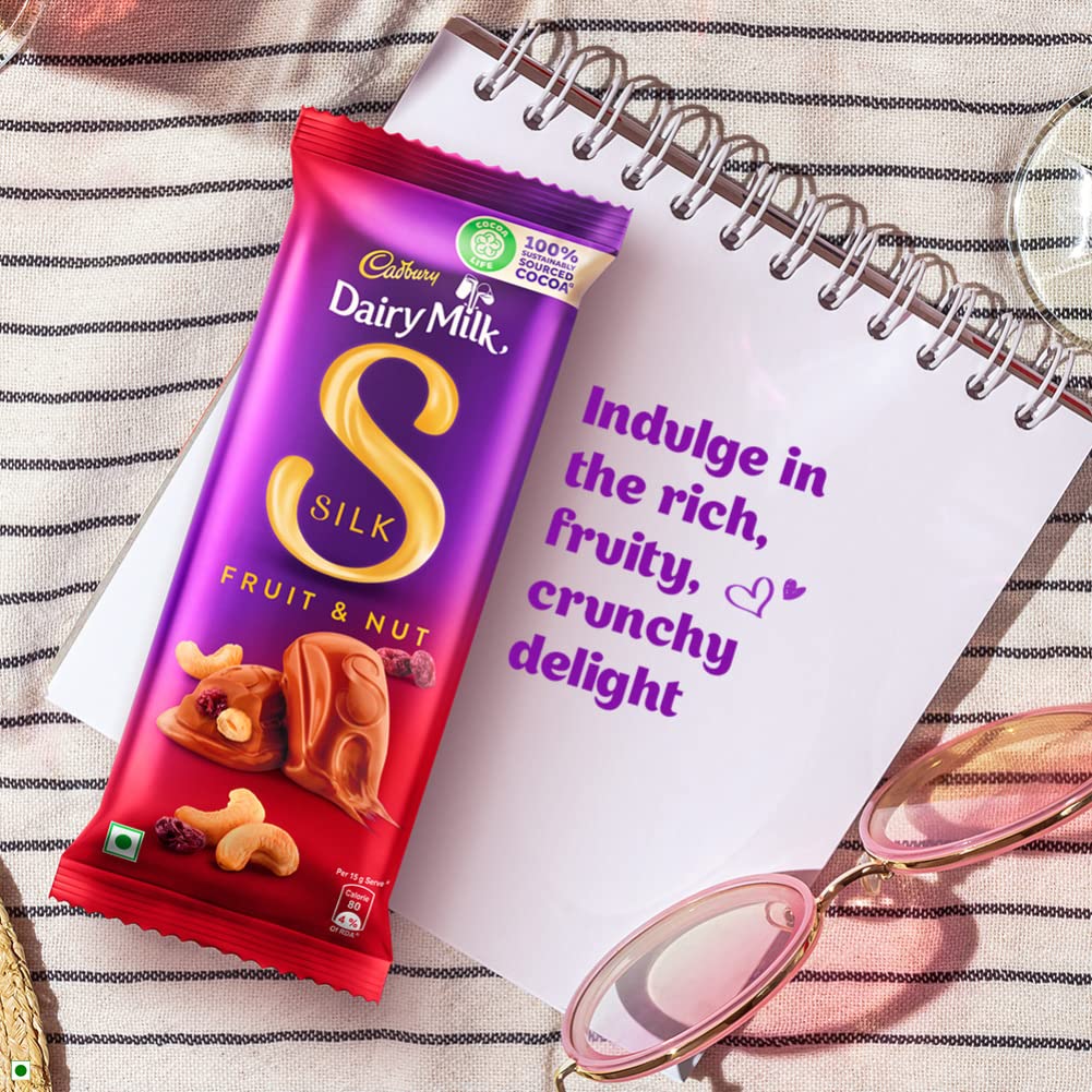 Cadbury Dairy Milk Silk Fruit & Nut Chocolate Bar 55gm IDConline shop bangladeshothoba.com Cadbury Dairy Milk Silk Fruit & Nut Chocolate Bar 55gm IDConline shop bangladeshothoba.com