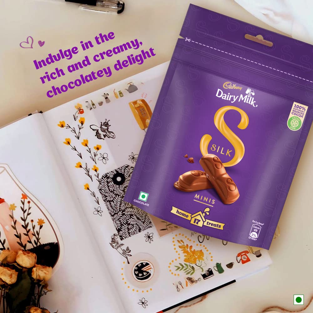 Cadbury Dairy Milk Silk Chocolate Home Treats 153 gm IDConline shop bangladeshothoba.com Cadbury Dairy Milk Silk Chocolate Home Treats 153 gm IDConline shop bangladeshothoba.com