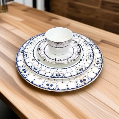 Picture of 32 Pcs Ceramic Bone China Dinner Set UT1245