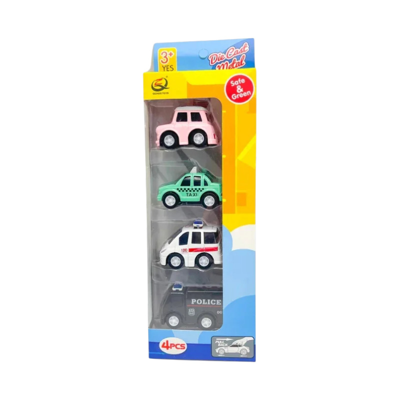 Picture of Diecast Alloy Toy Pack Of 4 Assorted