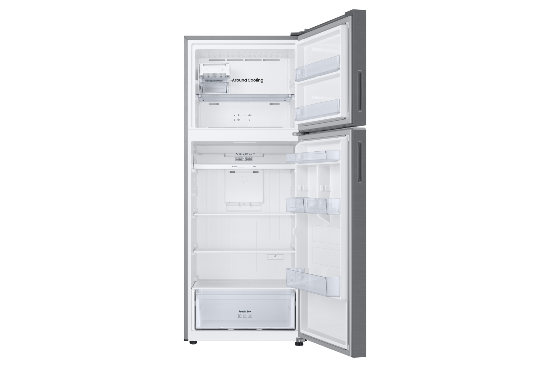 Picture of Samsung 415 Liter Top Mount Non Frost Refrigerator (RT42CG6422S9) Metal