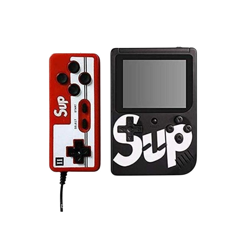 Picture of Handheld Gaming SUP Console Video Game Box with Double Remote 400 Retro Games with Television Support SUP Gaming Box for Kids 3 Inch LED Screen