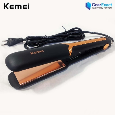 Picture of Kemei KM-458 StraightCare Essential Hair Straightener for Women Picture of Kemei KM-458 StraightCare Essential Hair Straightener for Women