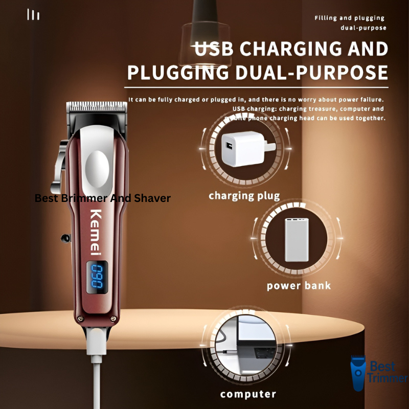 Picture of Kemei KM-233 Rechargeable Hair & Beard Trimmer